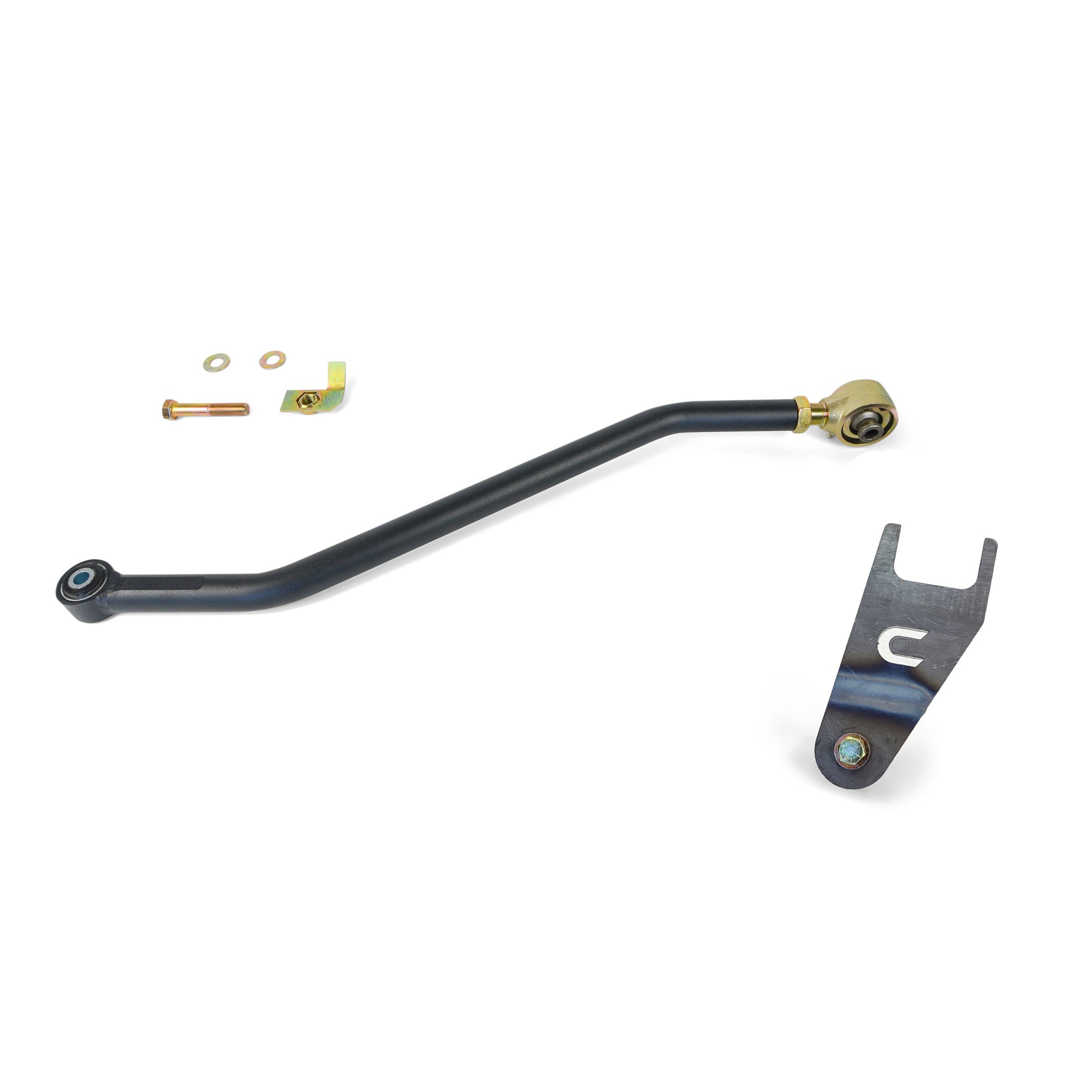 Clayton Off Road Adjustable Front Track Bar with Drop Bracket for 1997-2006 Jeep Wrangler TJ and LJ Unlimited