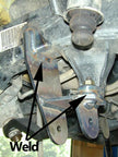 Clayton Off Road Adjustable Front Track Bar with Drop Bracket for 1997-2006 Jeep Wrangler TJ and LJ Unlimited