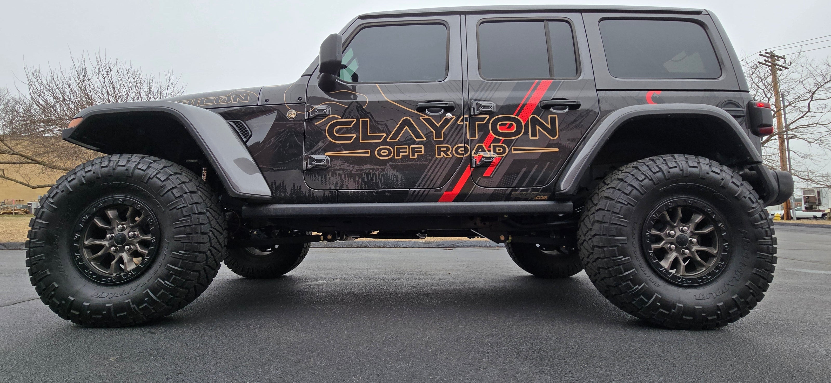 Clayton Off Road Adjustable Rear Track Bar for 2018-2026 Jeep Wrangler JL