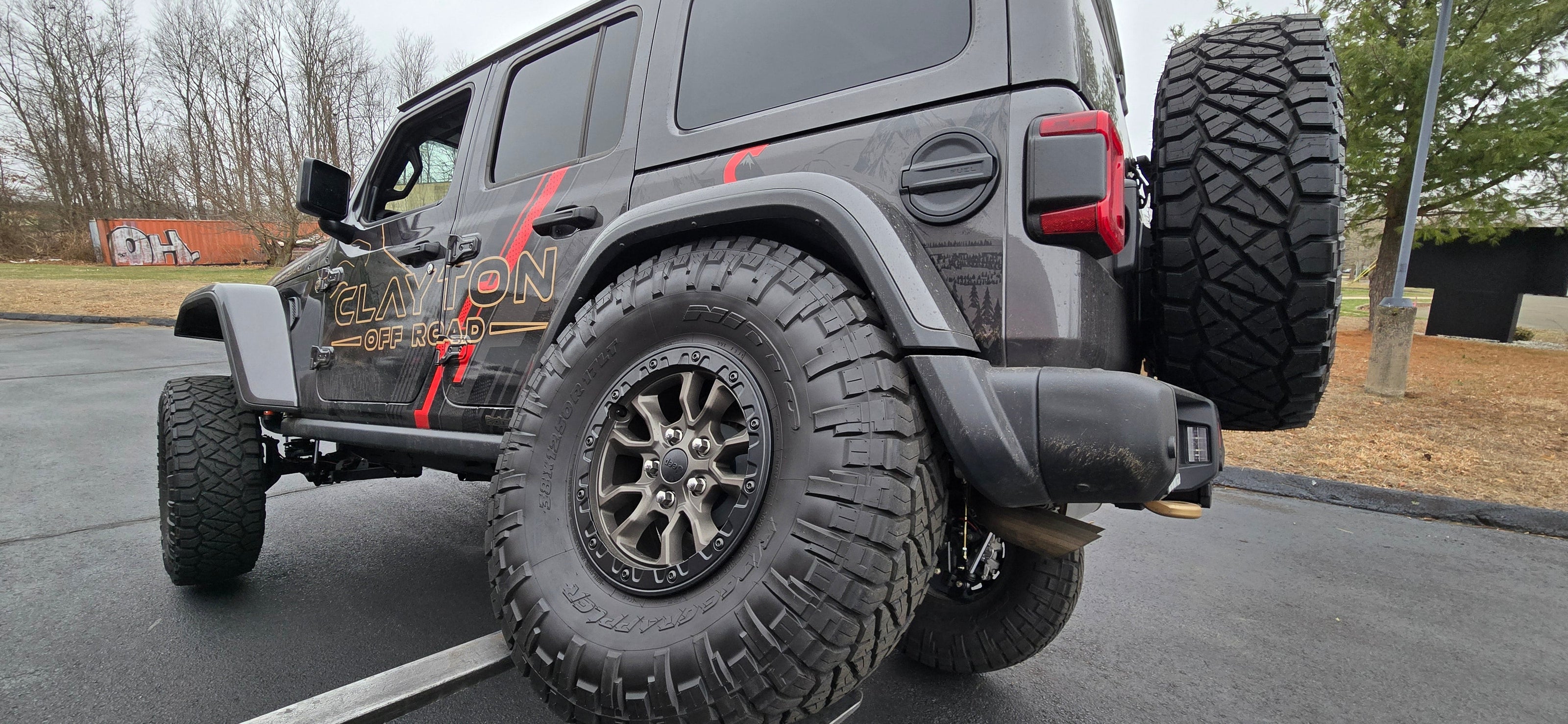 Clayton Off Road Adjustable Rear Track Bar for 2018-2026 Jeep Wrangler JL