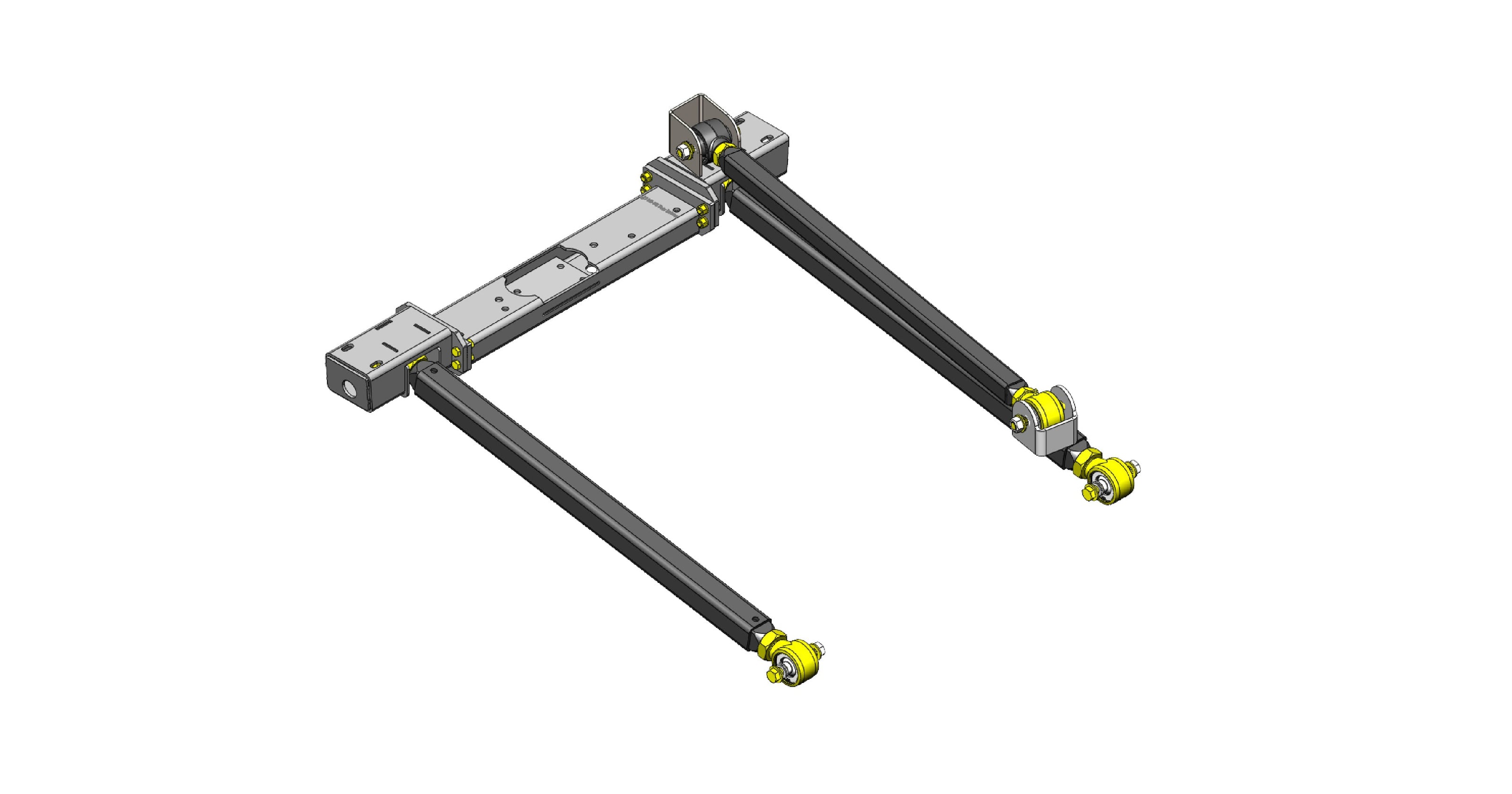 Clayton Off Road Pro Series Front 3-Link Long Arm Upgrade Kit for 1993-1998 Jeep Grand Cherokee ZJ