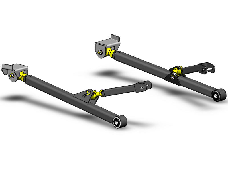 Clayton Off Road Front Long Arm Upgrade Kit for 1997-2006 Jeep Wrangler TJ and LJ Unlimited