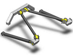 Clayton Off Road Rear Long Arm Upgrade Kit for 1997-2006 Jeep Wrangler TJ and LJ Unlimited