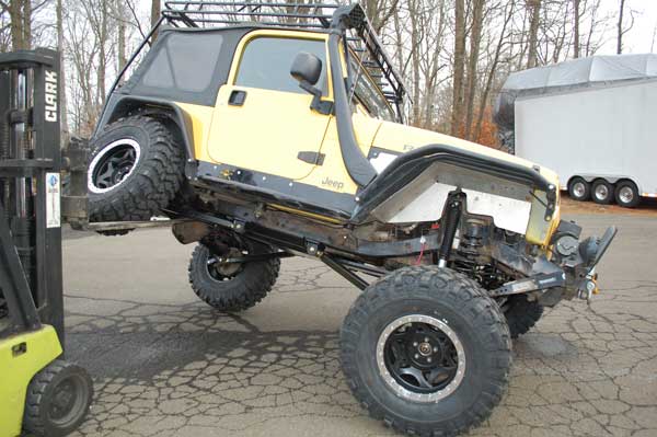 Clayton Off Road Pro Series Front 3-Link Long Arm Conversion Kit for 1997-2006 Jeep Wrangler TJ and LJ Unlimited