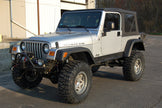 Clayton Off Road Pro Series Rear Long Arm Upgrade Kit with 5-Inch Stretch for 1997-2006 Jeep Wrangler TJ and LJ