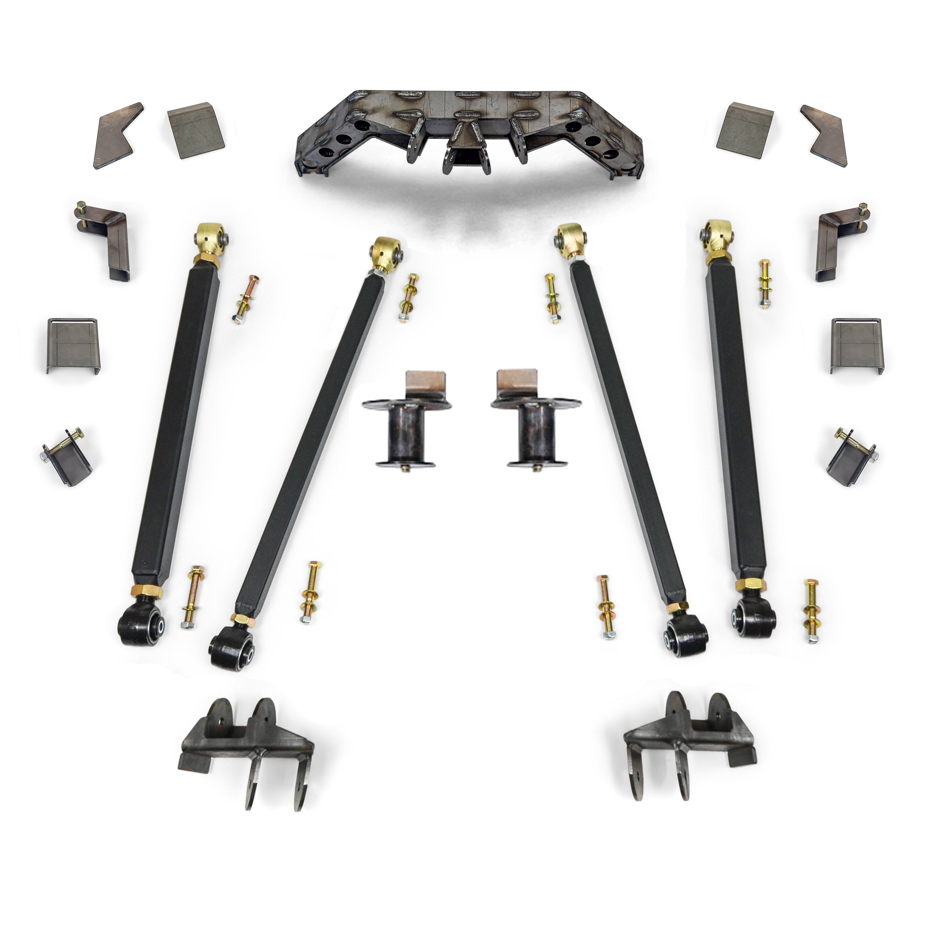 Clayton Off Road Pro Series Rear Long Arm Upgrade Kit with 5-Inch Stretch for 1997-2006 Jeep Wrangler TJ and LJ