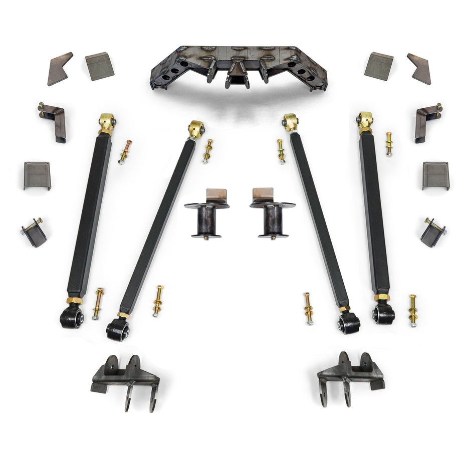 Clayton Off Road Pro Series Rear Long Arm Upgrade Kit with 5-Inch Stretch for 1997-2006 Jeep Wrangler TJ and LJ