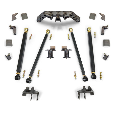 Clayton Off Road Pro Series Rear Long Arm Upgrade Kit with 5-Inch Stretch for 1997-2006 Jeep Wrangler TJ and LJ