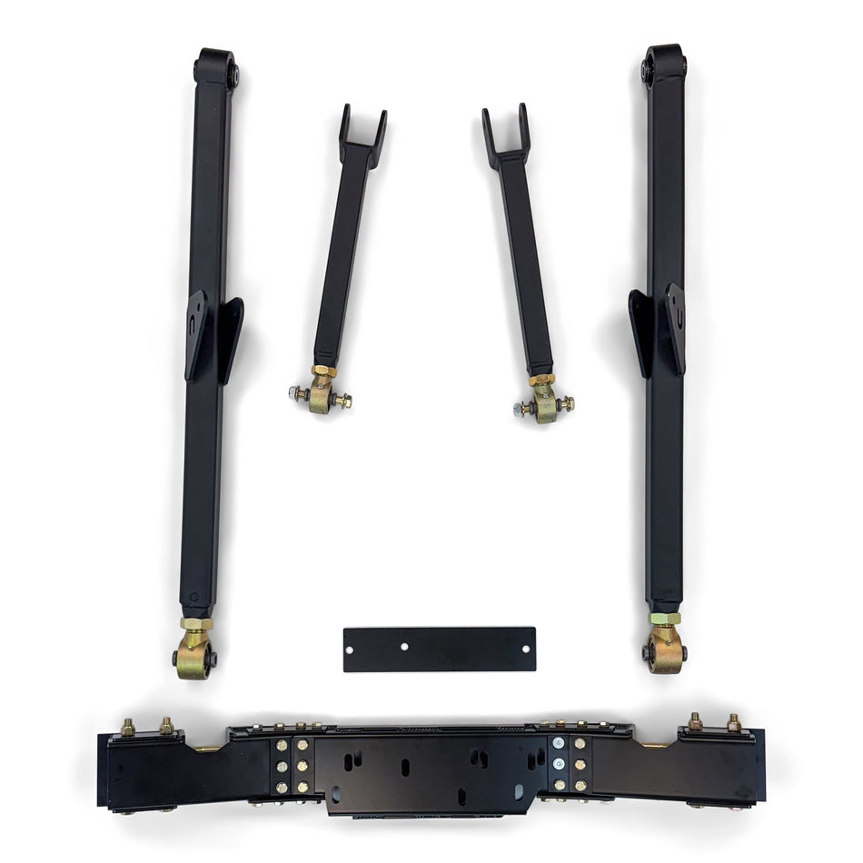 Clayton Off Road Premium Front Long Arm Upgrade Kit | Three-Piece Crossmember | Currie Johnny Joint Frame Ends | GIIRO Axle Ends | 3"–8" Lift | 2007–2018 Jeep Wrangler JK | SKU: COR-4808122