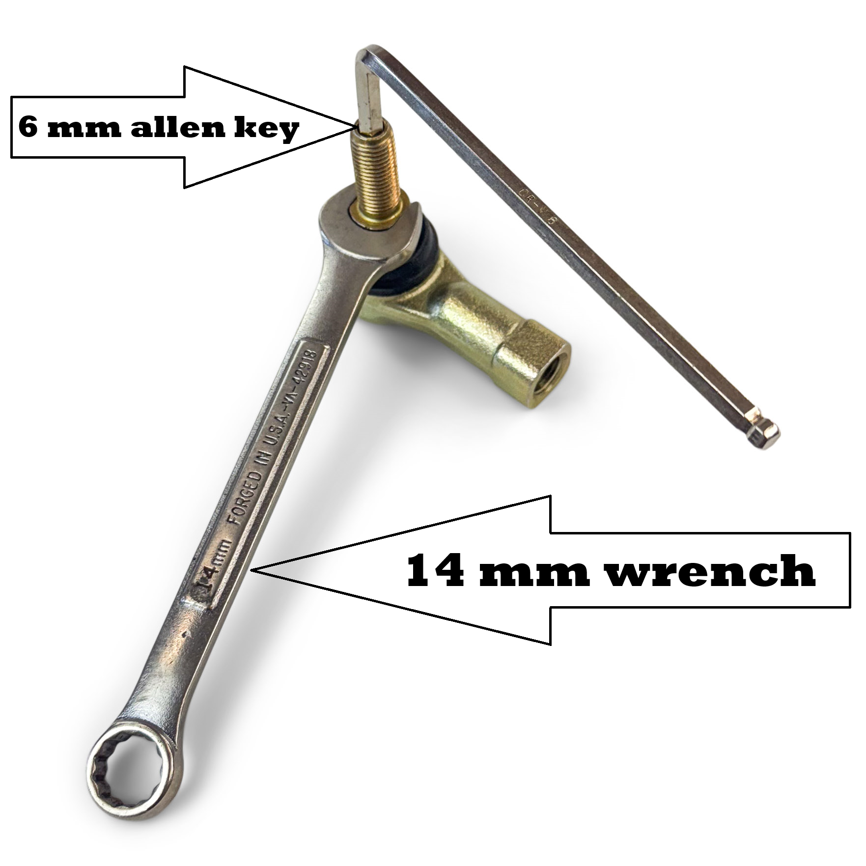 Clayton Off Road Adjustable Front Sway Bar End Links for 2018-2026 Jeep Wrangler JL and 2020-2026 Gladiator JT