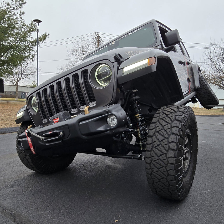 Clayton Off Road Adjustable Front Sway Bar End Links for 2018-2026 Jeep Wrangler JL and 2020-2026 Gladiator JT