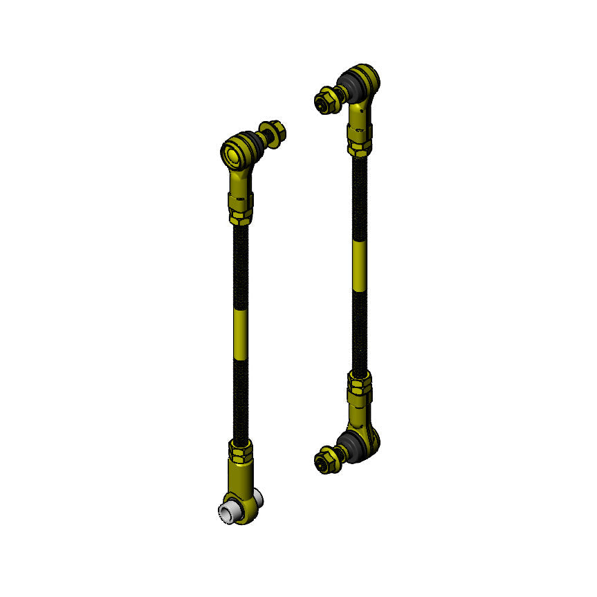 Clayton Off Road Adjustable Front Sway Bar End Links for 2018-2026 Jeep Wrangler JL and 2020-2026 Gladiator JT