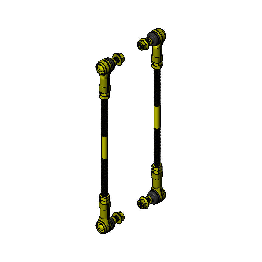 Clayton Off Road Adjustable Sway Bar End Links for 2007-2026 Jeep Wrangler JK Front/Rear and JL Rear