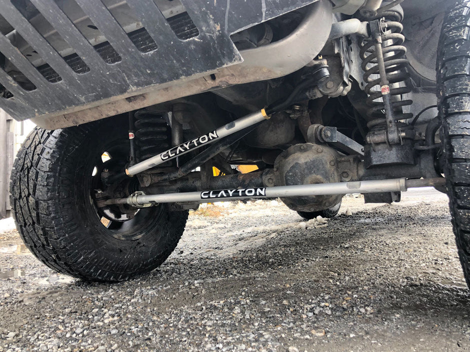 Clayton Off Road 7075 Aluminum Complete Drag Link System for 1999-2004 Jeep Grand Cherokee WJ