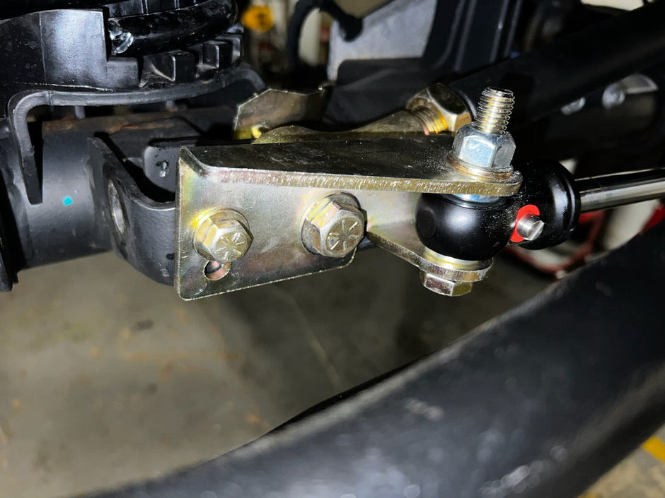 Clayton Off Road Steering Stabilizer High Clearance Relocation Bracket for 2007-2026 Jeep Wrangler JK/JL and Gladiator JT