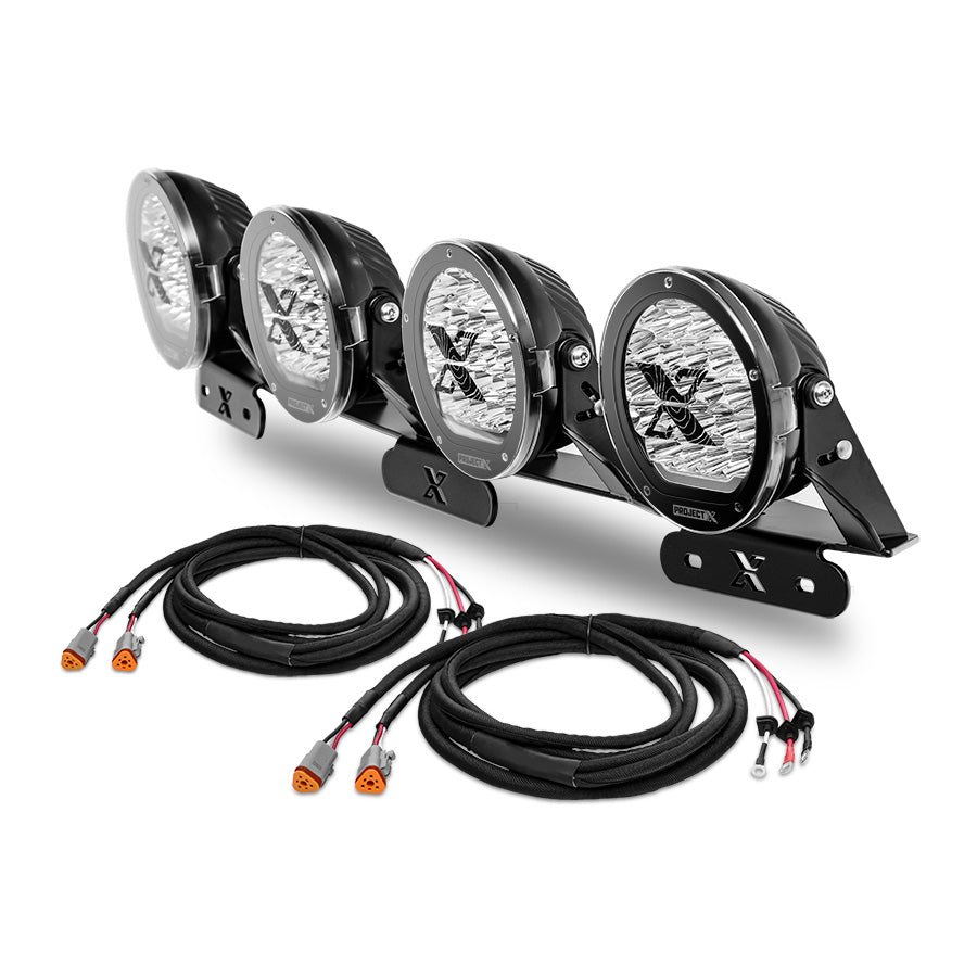 Project X Series X Bumper Light Kit | 4-Light LED System | 2021–2026 Ford Bronco | CP538869-KIT