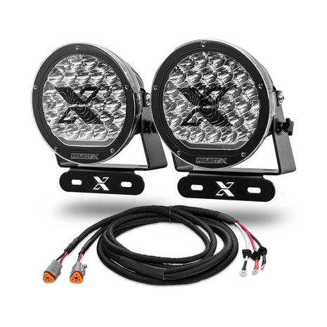 Project X Series X 2‑HP.85 Bumper Light Kit | 2021–2026 Ford Bronco