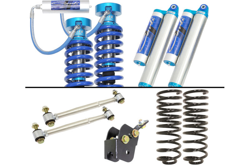 Carli Suspension Performance 2.5 System | King 2.5" EcoDiesel Coilovers | Track Bar Drop | 2" Lift | 2014–2018 Ram 1500 4WD EcoDiesel | SKU: CS-RAM15PERF25-14-D