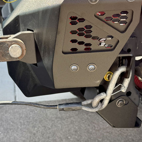 Rock Slide Engineering Flat Tow Brackets 300 Series Steel 2018-2025 Jeep Gladiator JT / 2018-2025 Jeep Wrangler JL