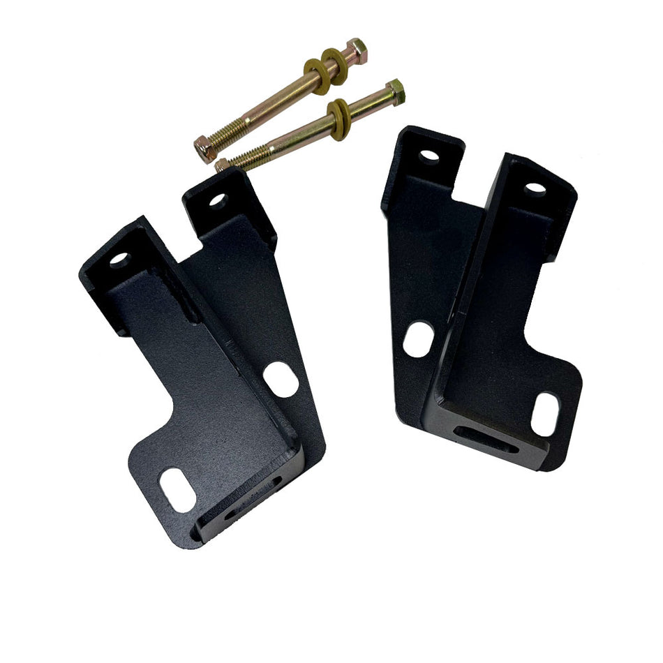 Rock Slide Engineering Flat Tow Brackets 300 Series Steel 2018-2025 Jeep Gladiator JT / 2018-2025 Jeep Wrangler JL
