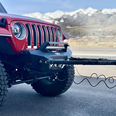 Rock Slide Engineering Flat Tow Brackets 300 Series Steel 2018-2025 Jeep Gladiator JT / 2018-2025 Jeep Wrangler JL