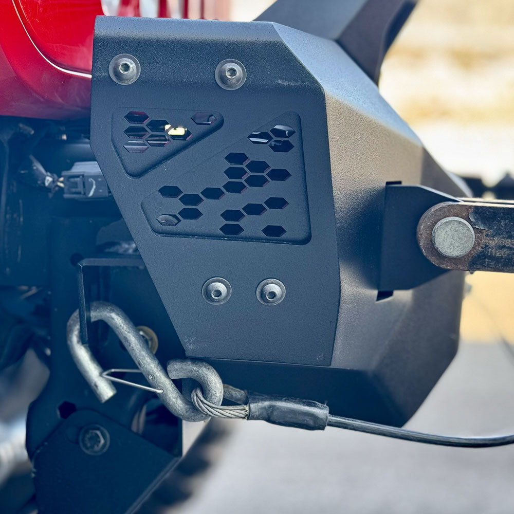 Rock Slide Engineering Flat Tow Brackets 300 Series Steel 2018-2025 Jeep Gladiator JT / 2018-2025 Jeep Wrangler JL