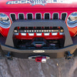 Rock Slide Engineering Bull Bar Rigid Series Front Bumper Only 11-Gauge Steel 2007-2018 Jeep Wrangler JK
