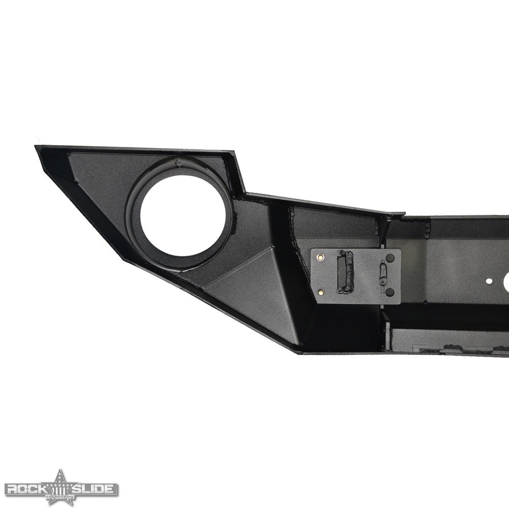 Rock Slide Engineering Full Front Bumper Rigid Series No Bull Bar Winch Plate 10-Gauge Steel 2007-2018 Jeep Wrangler JK
