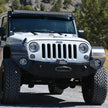 Rock Slide Engineering Full Front Bumper Rigid Series No Bull Bar Winch Plate 10-Gauge Steel 2007-2018 Jeep Wrangler JK