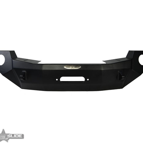 Rock Slide Engineering Full Front Bumper Rigid Series No Bull Bar Winch Plate 10-Gauge Steel 2018-2026 Jeep Wrangler JL