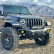 Rock Slide Engineering Mid Front Bumper Appalachian Series Winch Plate Steel 2018-2025 Jeep Gladiator JT / 2018-2025 Jeep Wrangler JL