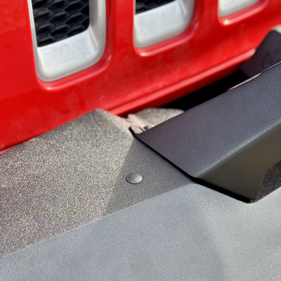 Rock Slide Engineering Mid Front Bumper Appalachian Series Winch Plate Steel 2018-2025 Jeep Gladiator JT / 2018-2025 Jeep Wrangler JL
