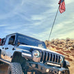 Rock Slide Engineering Mid Front Bumper Appalachian Series Winch Plate Steel 2018-2025 Jeep Gladiator JT / 2018-2025 Jeep Wrangler JL