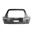 Rock Slide Engineering Stubby Front Bumper Rigid Series Bull Bar Winch Plate 10-Gauge Steel 2007-2018 Jeep Wrangler JK