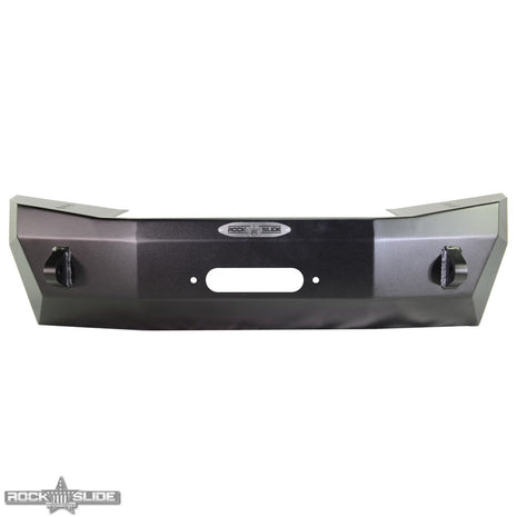 Rock Slide Engineering Stubby Front Bumper Rigid Series No Bull Bar Winch Plate 10-Gauge Steel 2018-2026 Jeep Wrangler JL