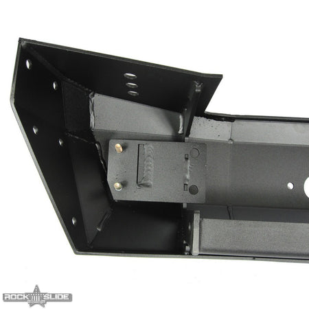 Rock Slide Engineering Stubby Front Bumper Rigid Series No Bull Bar Winch Plate 10-Gauge Steel 2018-2026 Jeep Wrangler JL