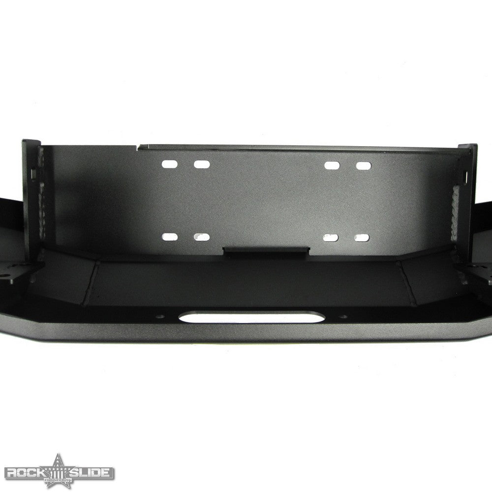 Rock Slide Engineering Stubby Front Bumper Rigid Series No Bull Bar Winch Plate 10-Gauge Steel 2018-2026 Jeep Wrangler JL