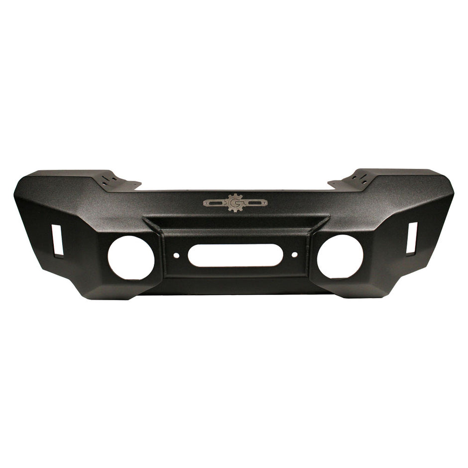 Rock Slide Engineering Stubby Front Bumper Appalachian Series Winch Plate Steel 2007-2018 Jeep Wrangler JK
