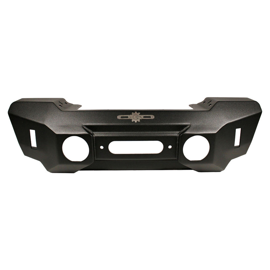 Rock Slide Engineering Stubby Front Bumper Appalachian Series Winch Plate Steel 2018-2025 Jeep Gladiator JT / 2018-2025 Jeep Wrangler JL