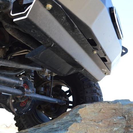 Rock Slide Engineering Front Bumper Skid Plate Rigid Series 3/16-Inch Steel 2007-2018 Jeep Wrangler JK