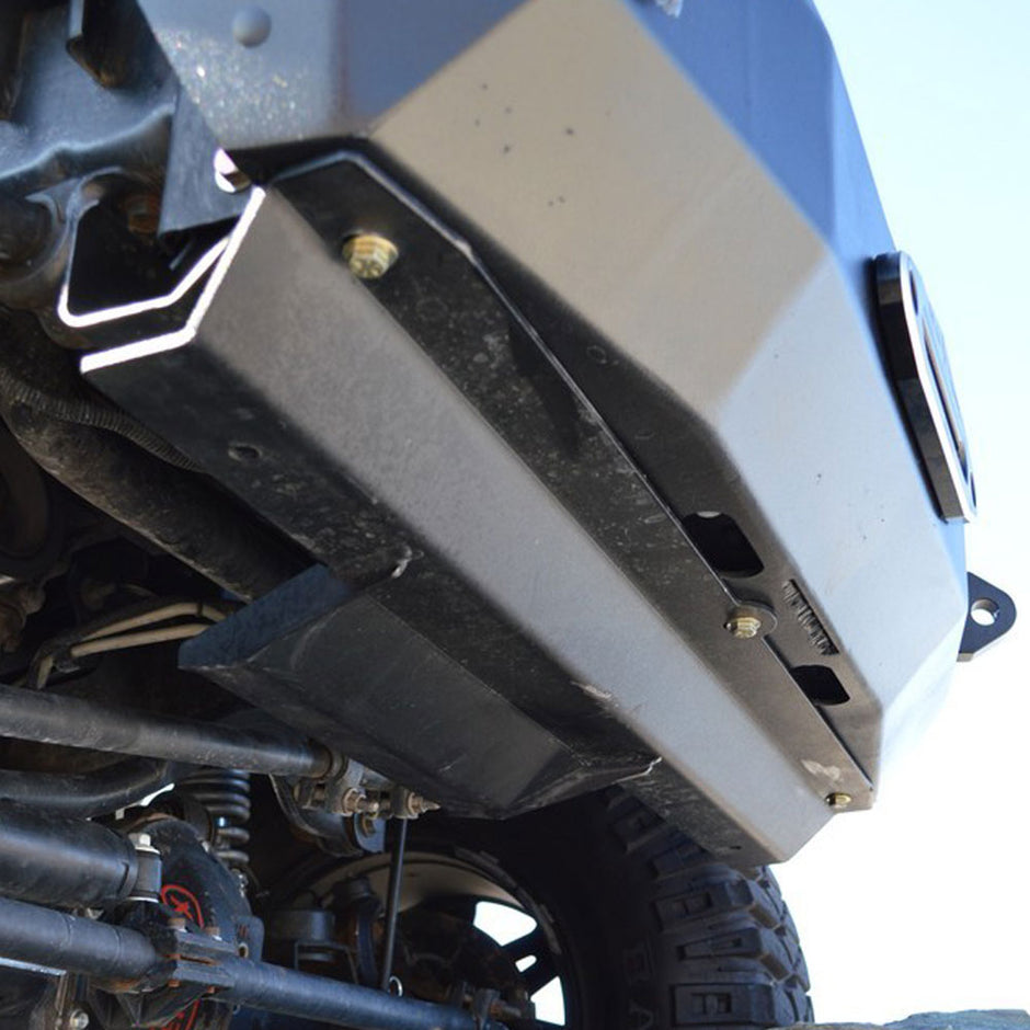 Rock Slide Engineering Front Bumper Skid Plate Rigid Series 3/16-Inch Steel 2007-2018 Jeep Wrangler JK