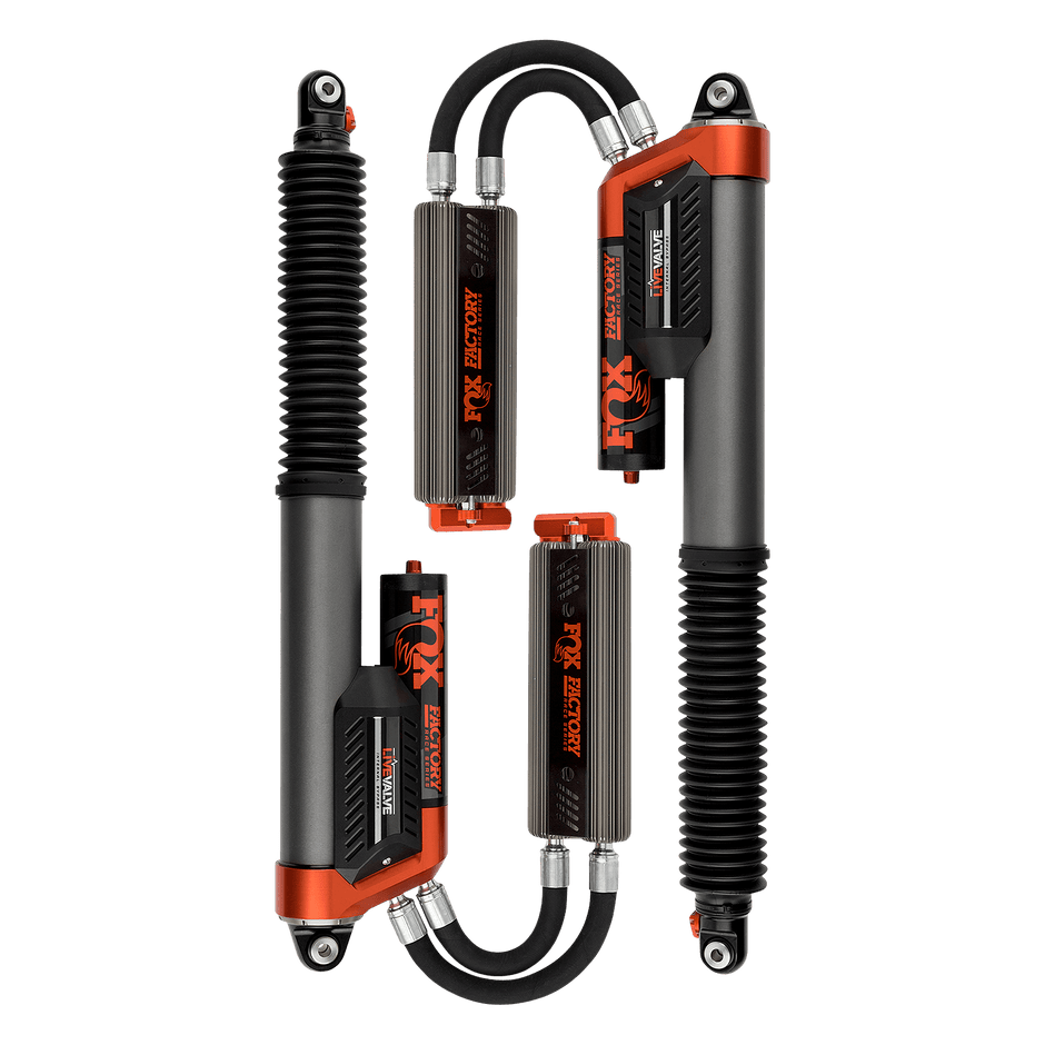 FOX 3.0 Live Valve Bypass Rear Shocks w/ Cooler | 2019–2026 Ford Raptor | 0–1" Lift | 12.3" Travel