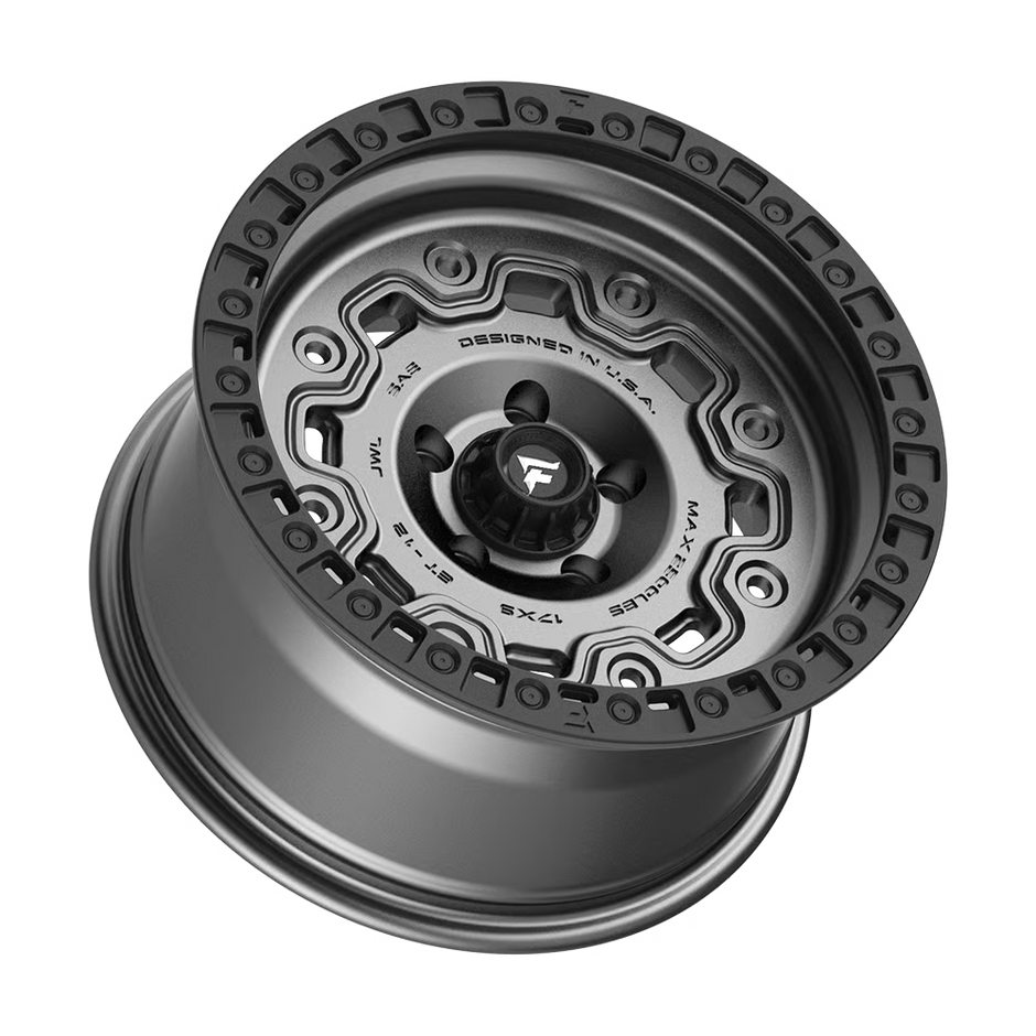 Fittipaldi Off Road FT100AB | Satin Anthracite Black Ring | 17x9 -12 | 5x127