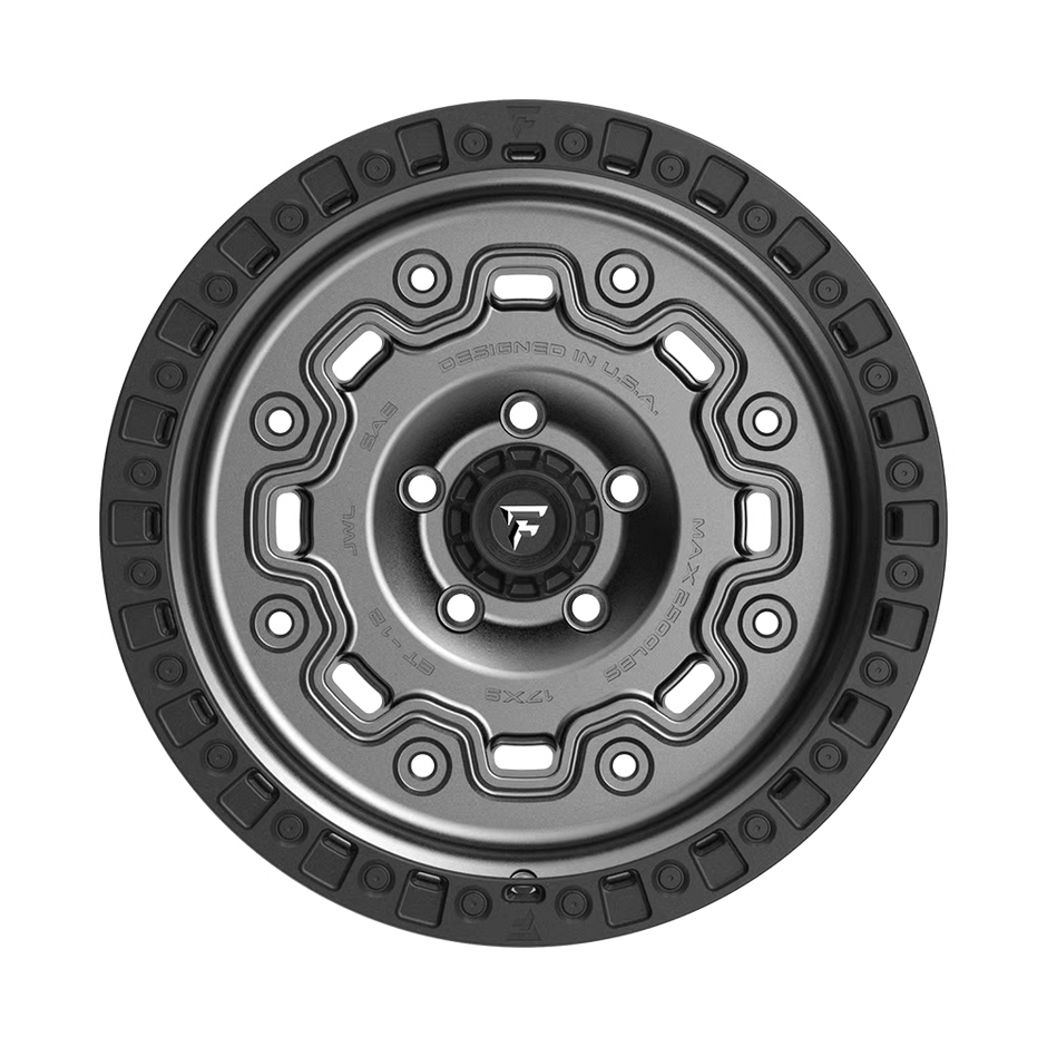 Fittipaldi Off Road FT100AB | Satin Anthracite Black Ring | 17x9 -12 | 5x127