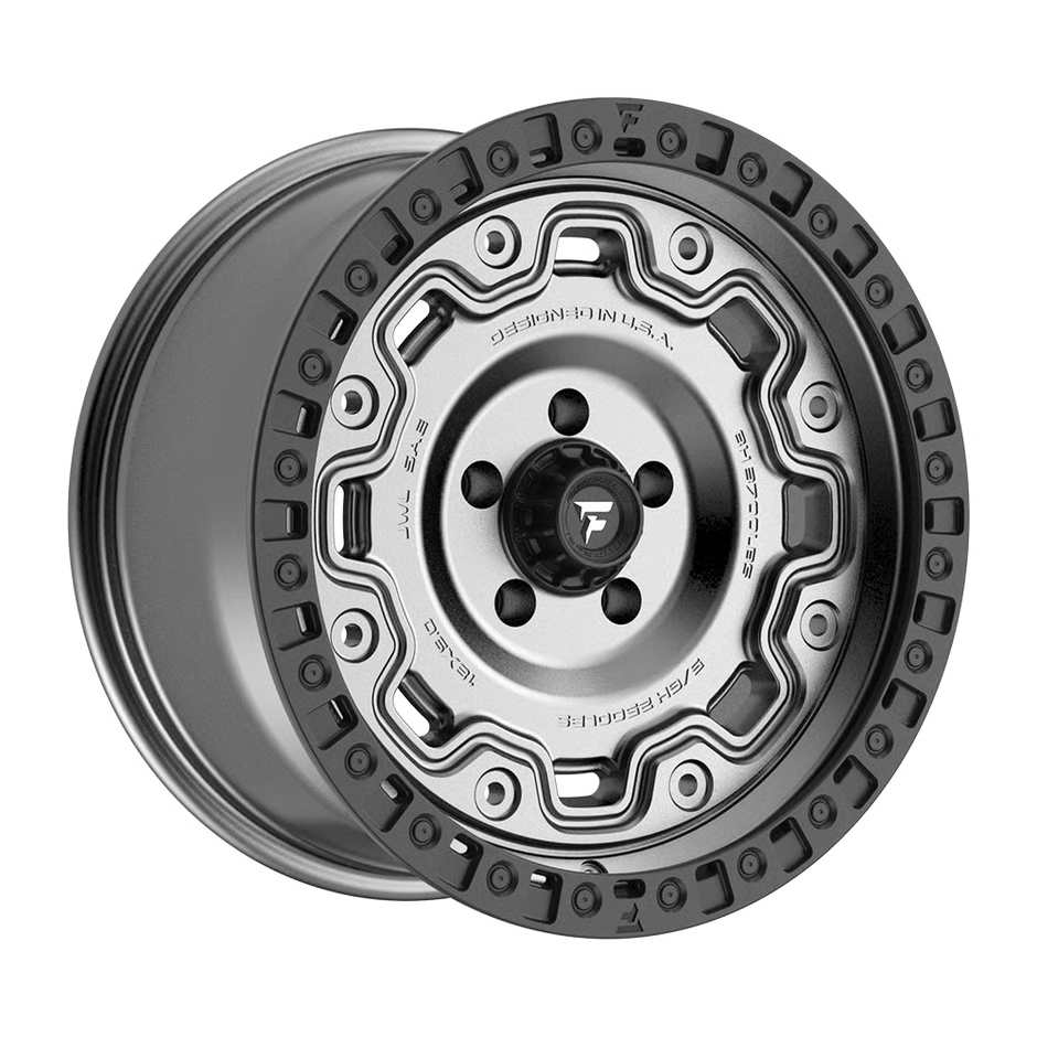 Fittipaldi Off Road FT100AB | Satin Anthracite Black Ring | 18x9 0mm | 5x127