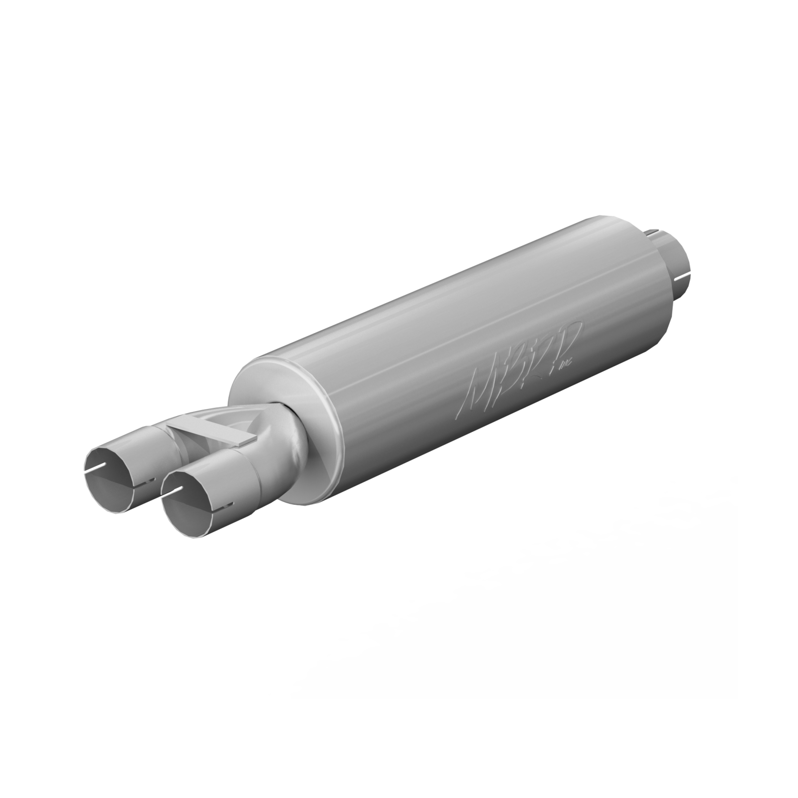 MBRP Muffler Universal Fit Aluminized Steel 3-Inch 2.5-Inch
