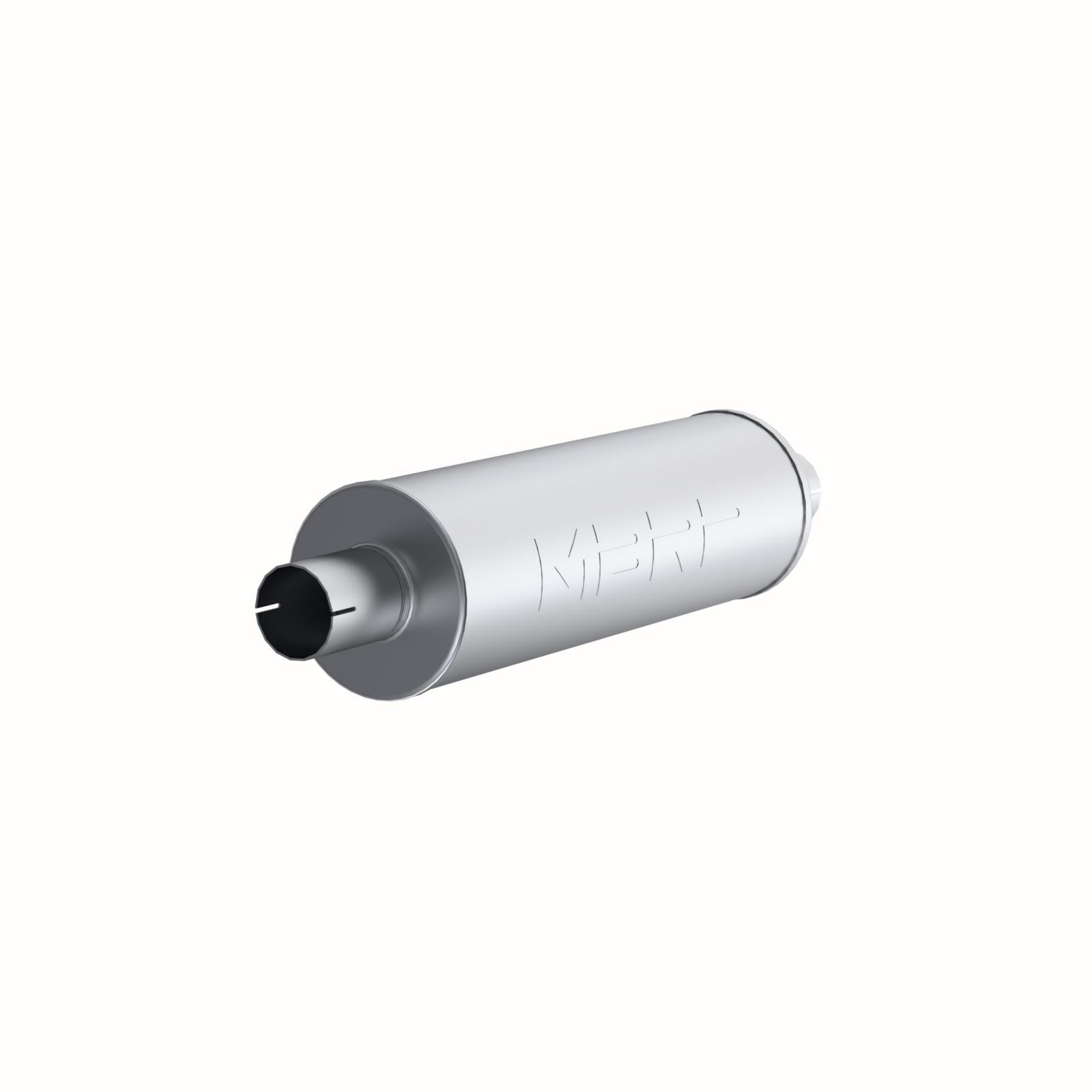 MBRP Muffler Universal Fit T409 Stainless Steel Amber 2.5-Inch