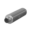 MBRP Muffler Universal Fit T409 Stainless Steel Amber 3-Inch 26-Inch