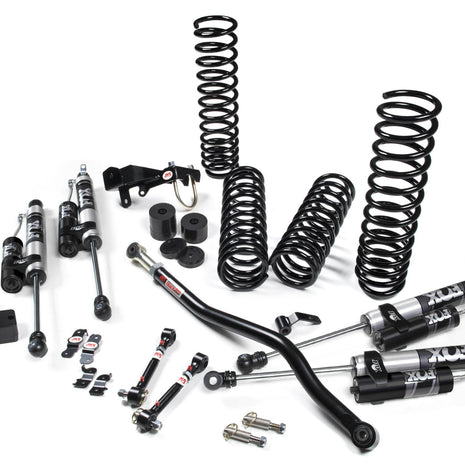 JKS 3.5" J‑Venture Lift Kit w/ Fox Remote Reservoir Shocks for 2007–2018 Jeep Wrangler JK 4‑Door (RHD)