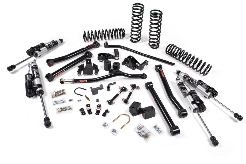 JKS J-Konnect 3.5" Lift Kit w/ Fox Remote Reservoir Shocks | 2007–2018 Jeep Wrangler JK 4-Door